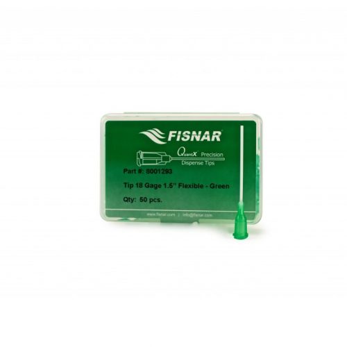 Fisnar 18ga Green 1.5" Flexible Tip - 50 Pack